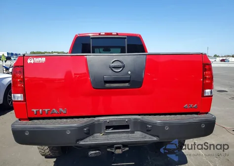 2008 Nissan Titan Xe z USA, uszkodzony, nr VIN 1N6BA07F58N304565